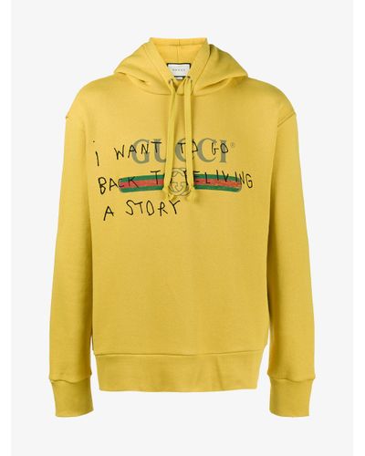yellow gucci hoodie