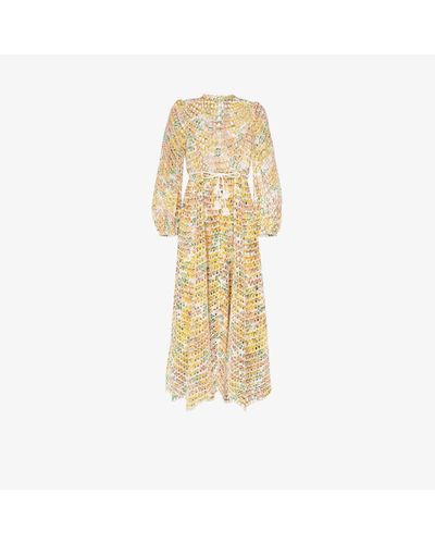 zimmermann poppy eyelet midi dress