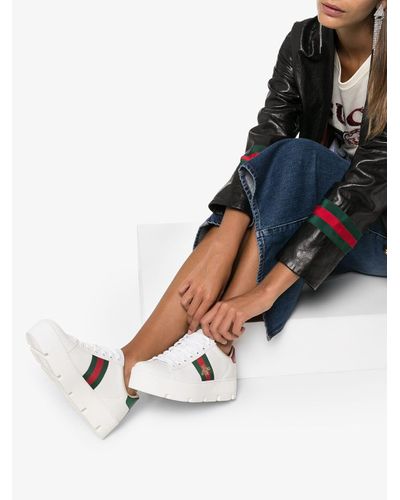 gucci ace platform