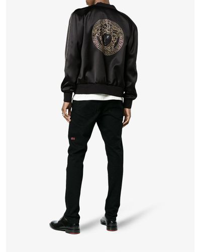 versace bomber jacket medusa