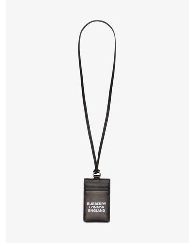 burberry lanyard card holder