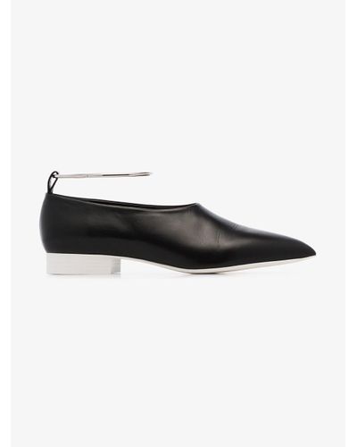 jil sander anklet flats