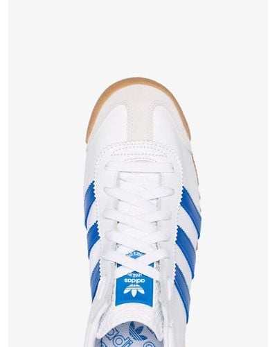 White And Blue Rom Sneakers for Men 