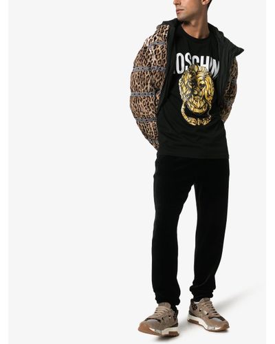 Moschino Lion Logo Print T-shirt in 