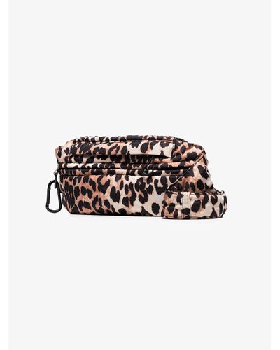leopard print belt bag