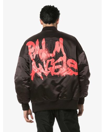 moncler palm angels bomber jacket