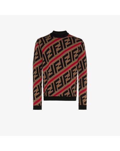 fendi sweater red