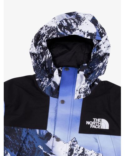 north face jacket mountain print