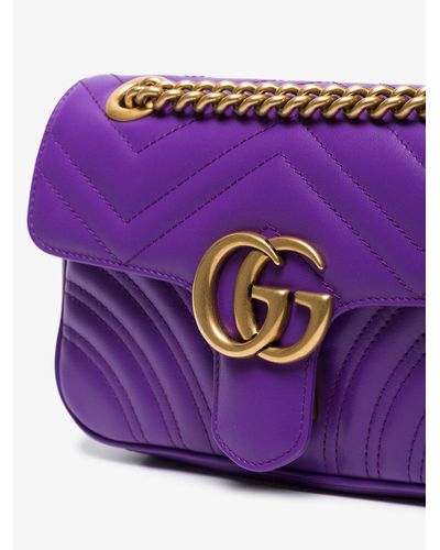 purple gucci marmont