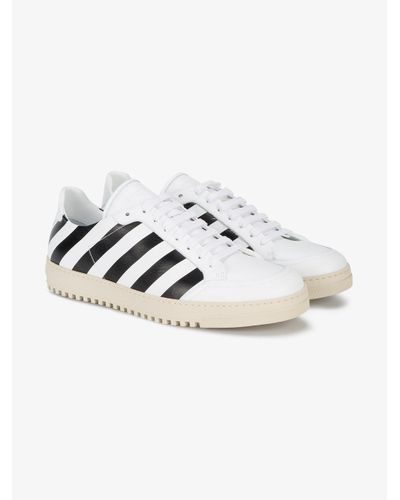 Off white low top diagonal sneaker Clearance
