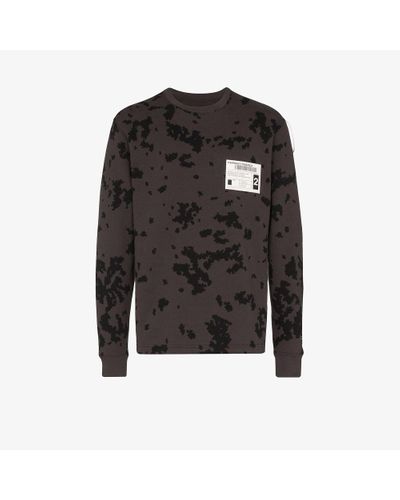 Neighborhood Printed Barcode Sweatshirt in Grey (Gray) for Men - Lyst