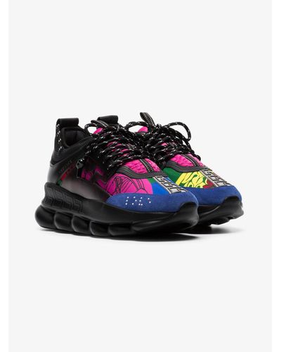 Sneakers Versace chain reaction DSU7071ED7CTG_D41 nero | FRMODA.com