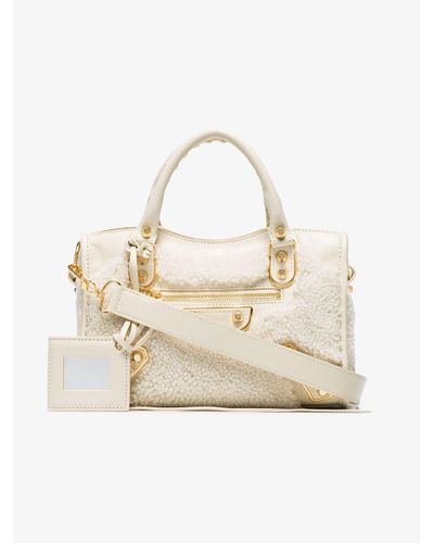 balenciaga mini city beige