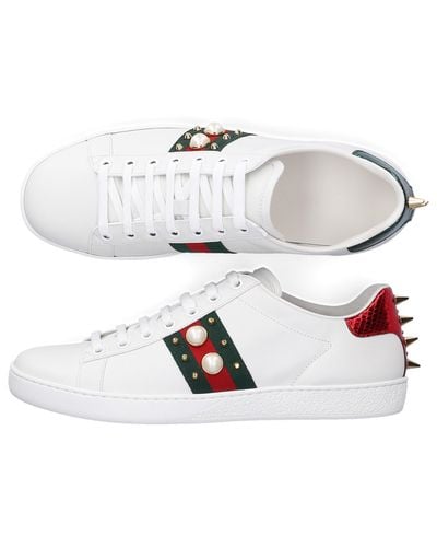gucci white low top sneakers