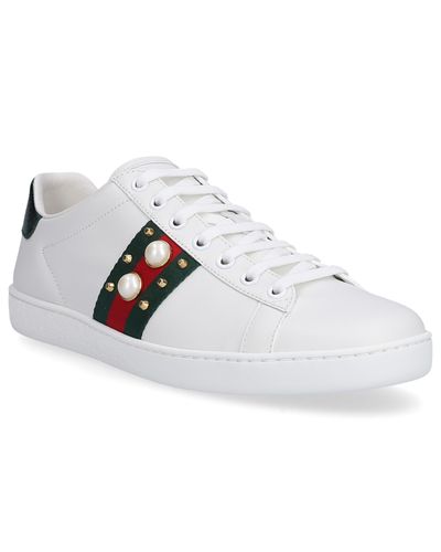 Gucci Low-top Sneakers A38g0 in White - Lyst