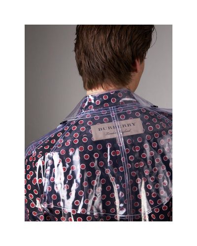 burberry plastic raincoat