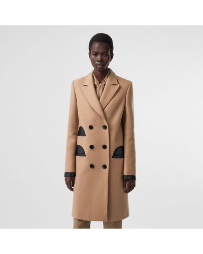 burberry wool cashmere tailored coat