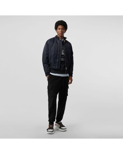 burberry nylon bomber jacket