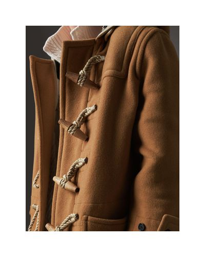 Burberry Wool The Greenwich Duffle Coat for Men - Lyst