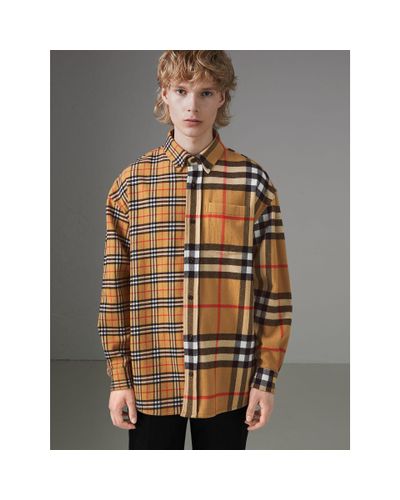 Burberry Gosha X Check Flannel Shirt 