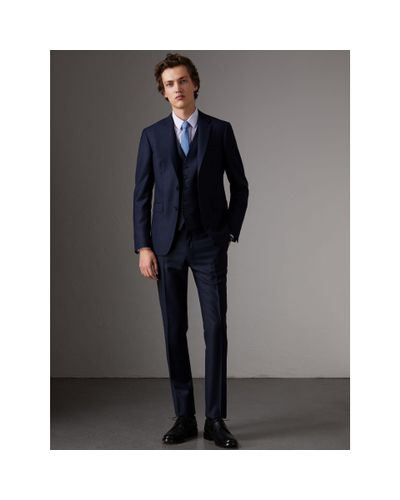 burberry three piece suit