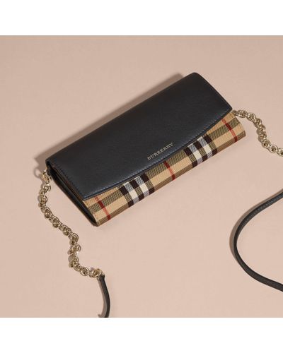burberry wallet on chain bolsa