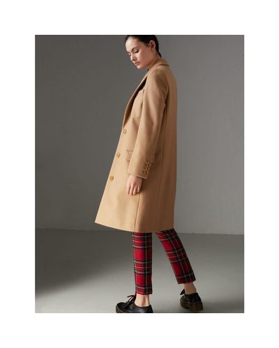 burberry wool cashmere tailored coat