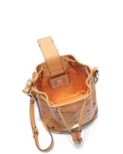 mcm small bucket bag