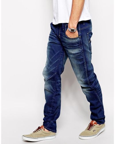 G-Star RAW G Star Jeans Arc 3D Slim Fit Firro Medium Aged in Blue for Men |  Lyst Canada