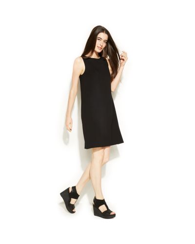 Eileen fisher black sleeveless dress Clearance