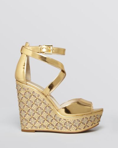michael kors gabriella wedge