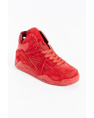 Fila Suede The Cage Sneaker in Red for Men - Lyst