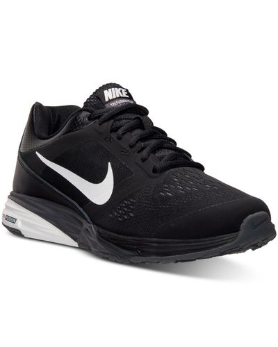 Nike Leather Men's Tri Fusion Run Running Sneakers From Finish Line in ...