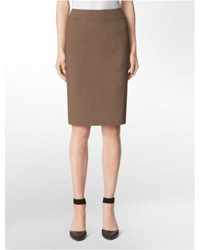 calvin klein linen skirt