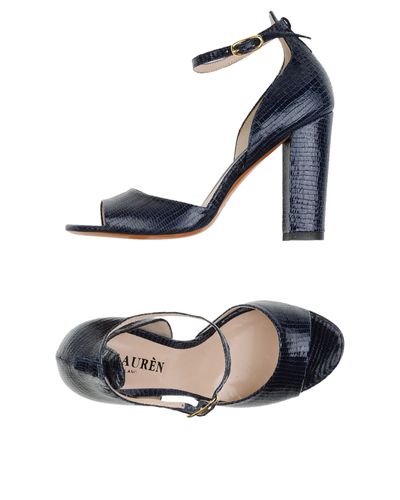 navy blue ralph lauren sandals