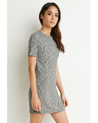 Forever 21 Ribbed T-shirt Dress in ...