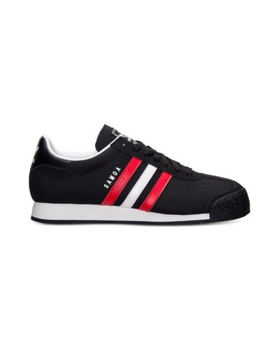 adidas samoa black red