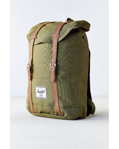 olive herschel backpack