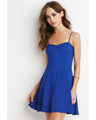 Forever 21 Cutout Fit And Flare Dress ...