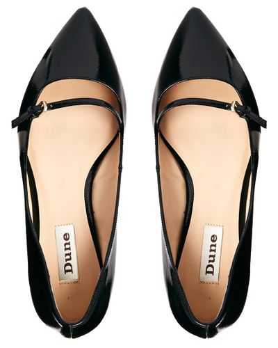 Woman Mary Jane Shoes Pointed Toe Flat Genuine leather Flat Shoes Women Two kinds of shoelaces 