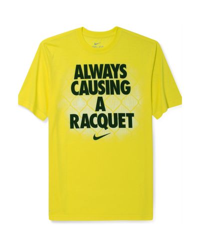 Nike Always Causing A Racquet Tennis in Yellow for Men - Lyst