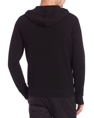Theory Mens Lounge Wool Cashmere Hoodie