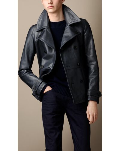 peacoat leather