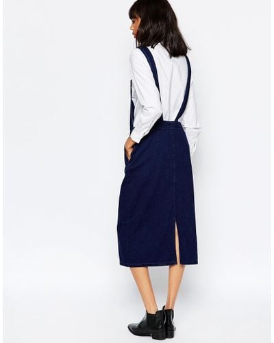 audible midi dungaree dress Darling 