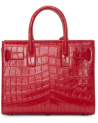 red croc bag