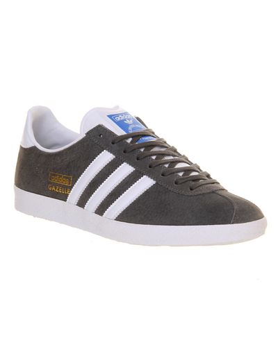 mens grey gazelle trainers