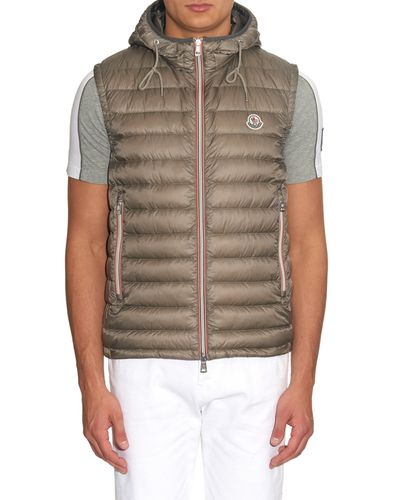 grey moncler gilet