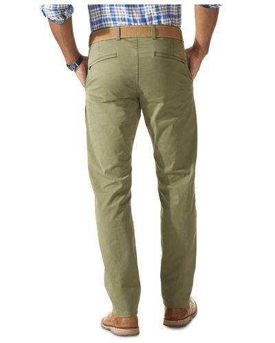 Integreren ernstig goud Dockers D1 Slim Fit Alpha Khaki On-the-go Flat Front Pants in Olive Moss  (Green) for Men - Lyst