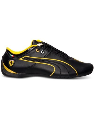 PUMA Lace Men's Future Cat M1 Sf Ferrari Casual Sneakers From Finish Line  in Black/Yellow (Yellow) for Men - Lyst