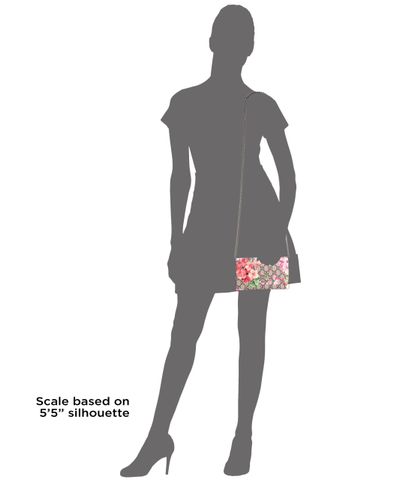 gucci gg blooms supreme chain wallet